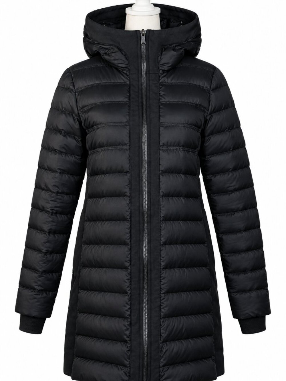 NIKE Women's Tech Fleece Aeroloft Down Parka, Black, Size Medium #683940-010